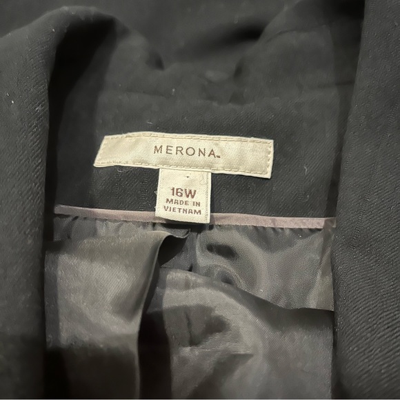 Merona Black Suit Blazer Jacket - Picture 4 of 9